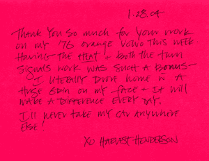 Customer Compliment
